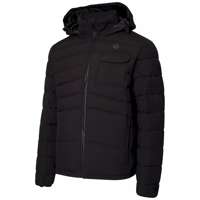 Black - Side - Dare 2B Mens Endless III Padded Jacket