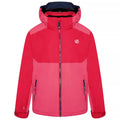Virtual Pink - Front - Dare 2B Childrens-Kids Impose III Ski Jacket