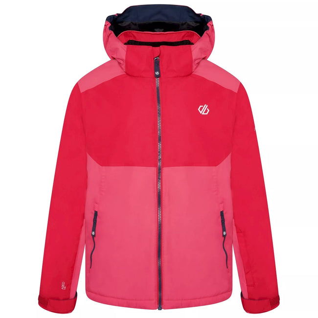 Virtual Pink - Front - Dare 2B Childrens-Kids Impose III Ski Jacket