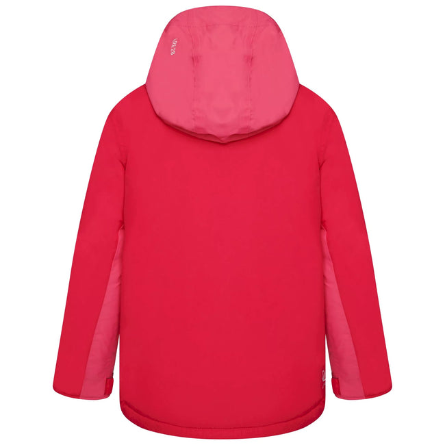 Virtual Pink - Back - Dare 2B Childrens-Kids Impose III Ski Jacket