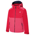 Virtual Pink - Side - Dare 2B Childrens-Kids Impose III Ski Jacket