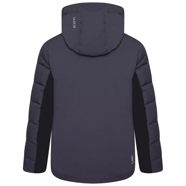 Black-Ebony - Back - Dare 2B Childrens-Kids Cheerful II Ski Jacket
