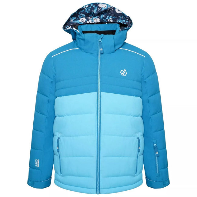 River Blue-Fjord - Front - Dare 2B Childrens-Kids Cheerful II Ski Jacket