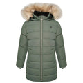 Duck Green - Front - Dare 2B Girls Striking II Waterproof Jacket