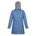 Slate Blue-Storm Grey - Front - Regatta Womens-Ladies Caileigh Reversible Parka