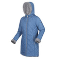 Slate Blue-Storm Grey - Side - Regatta Womens-Ladies Caileigh Reversible Parka