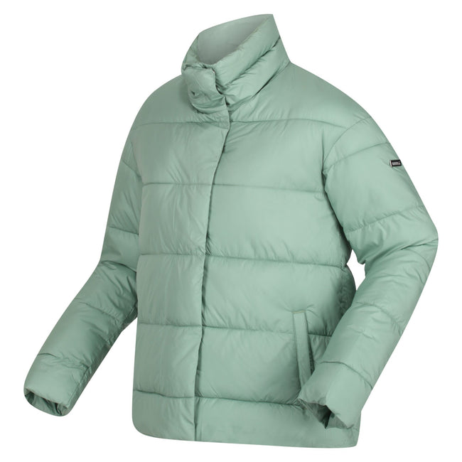 Basil Green - Side - Regatta Womens-Ladies Raegan Puffer Jacket