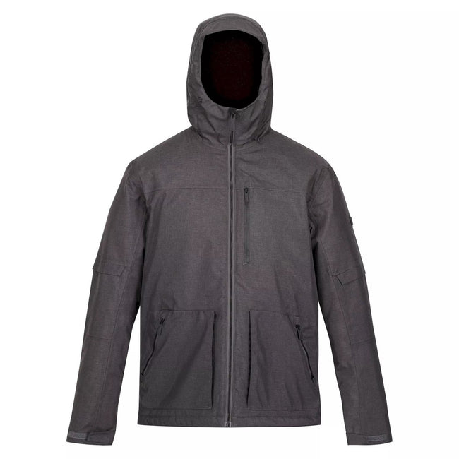 Dark Grey - Front - Regatta Mens Highside VII Waterproof Jacket