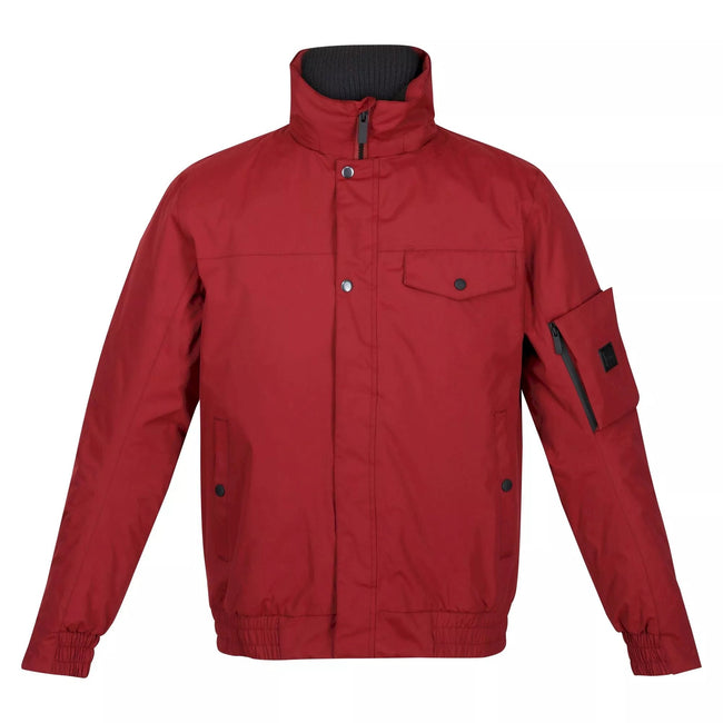 Syrah Red - Front - Regatta Mens Raynor Waterproof Jacket