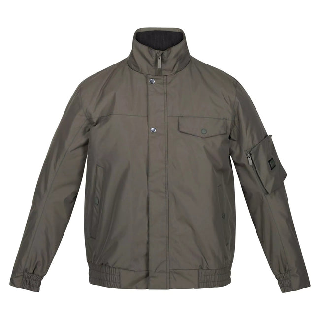 Dark Khaki - Front - Regatta Mens Raynor Waterproof Jacket
