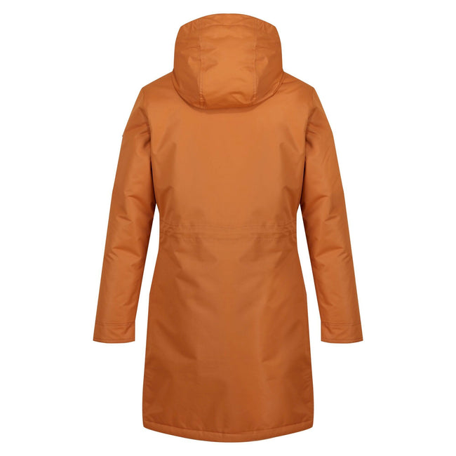 Copper Almond - Back - Regatta Womens-Ladies Romine Waterproof Parka