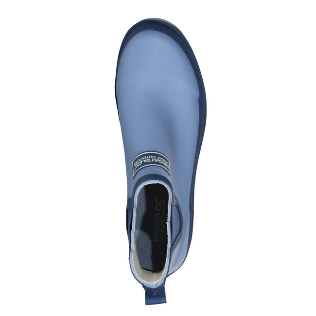 Slate Blue-Ice Grey - Pack Shot - Regatta Womens-Ladies Harper Galoshes