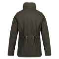 Dark Khaki - Back - Regatta Womens-Ladies Leighton Waterproof Jacket