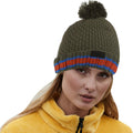 Dark Khaki - Back - Regatta Childrens-Kids Davin V Beanie