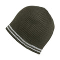 Dark Khaki - Front - Regatta Mens Balton III Knitted Beanie