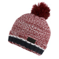 Syrah Red - Front - Regatta Mens Davion V Knitted Beanie