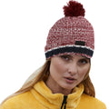Syrah Red - Back - Regatta Mens Davion V Knitted Beanie