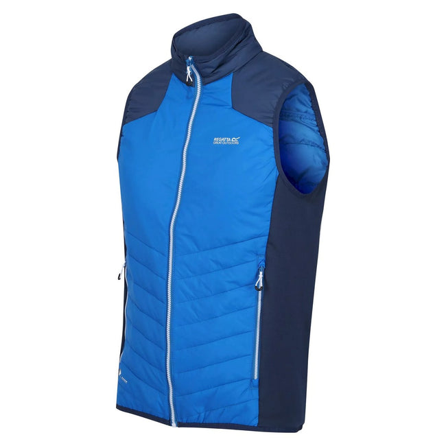 Skydiver Blue-Admiral Blue - Side - Regatta Mens Halton VI Lightweight Body Warmer