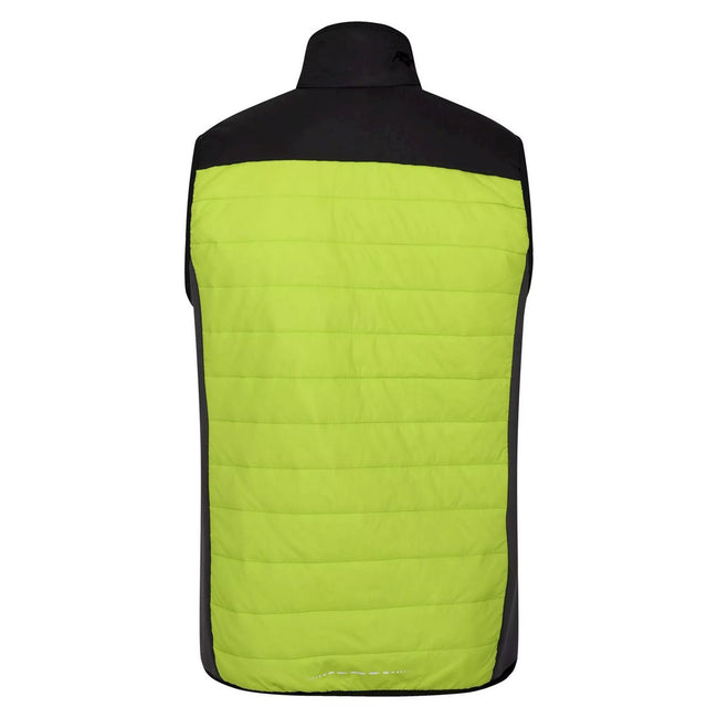 Bright Kiwi-Bright Kiwi-Black - Back - Regatta Mens Halton VI Lightweight Body Warmer