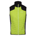 Bright Kiwi-Black - Front - Regatta Mens Halton VI Lightweight Body Warmer