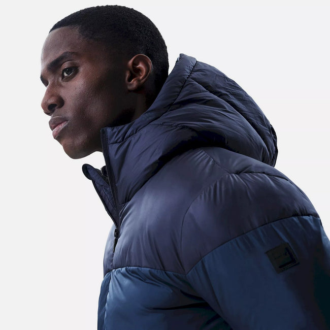 Navy-Moonlight Denim - Back - Regatta Mens Carnan Padded Jacket
