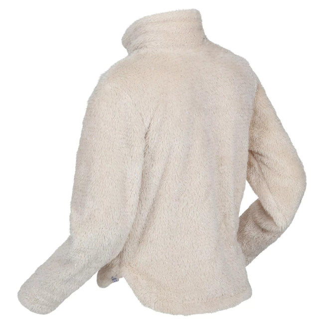 Light Vanilla - Lifestyle - Regatta Childrens-Kids Kallye Ripple Fleece Jacket