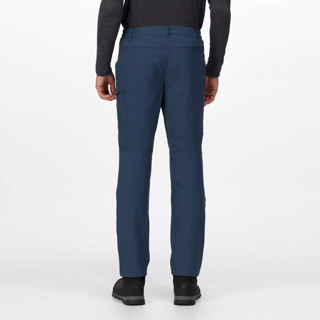 Admiral Blue - Back - Regatta Mens Highton Lined Walking Pants