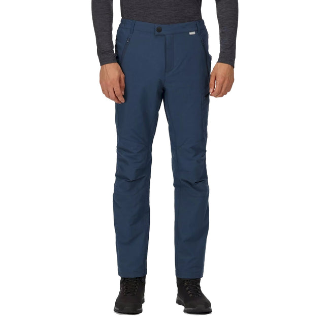 Admiral Blue - Front - Regatta Mens Highton Lined Walking Pants