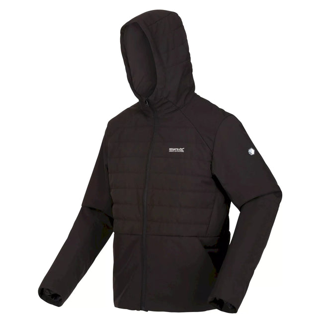 Black - Side - Regatta Mens Daxford Full Zip Jacket