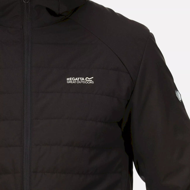 Black - Pack Shot - Regatta Mens Daxford Full Zip Jacket