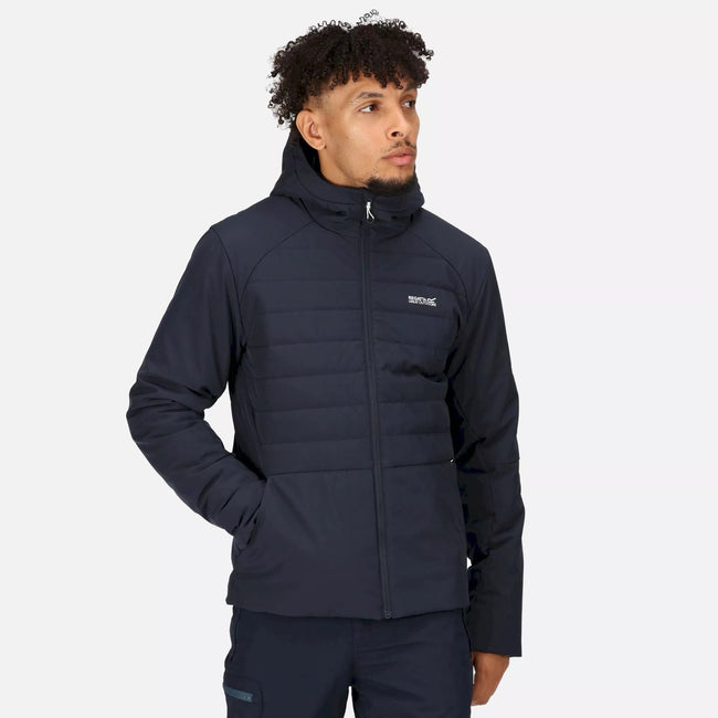 Navy - Pack Shot - Regatta Mens Daxford Full Zip Jacket