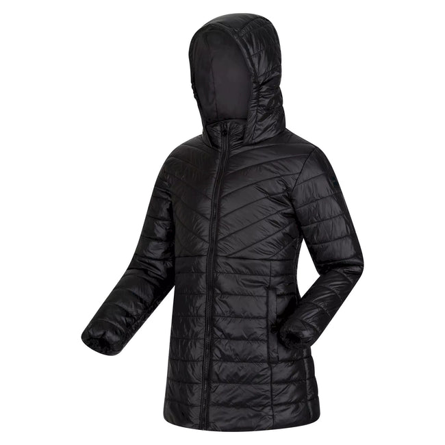 Black - Side - Regatta Childrens-Kids Babette Insulated Padded Jacket