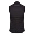 Black-Ash - Back - Regatta Womens-Ladies Halton V Softshell Body Warmer