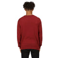 Syrah Red - Close up - Regatta Mens Kaelen Jersey Knitted Sweater