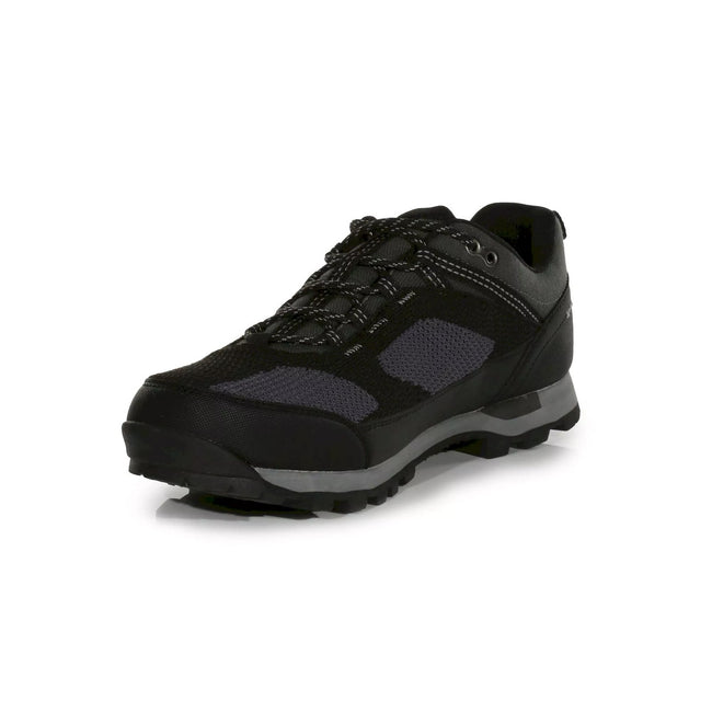 Black-Dark Steel - Pack Shot - Regatta Mens Blackthorn Evo Walking Shoes