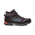 Dark Grey-Rusty Orange - Back - Regatta Mens Blackthorn Evo Walking Boots