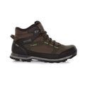 Dark Khaki-Kiwi - Back - Regatta Mens Blackthorn Evo Walking Boots