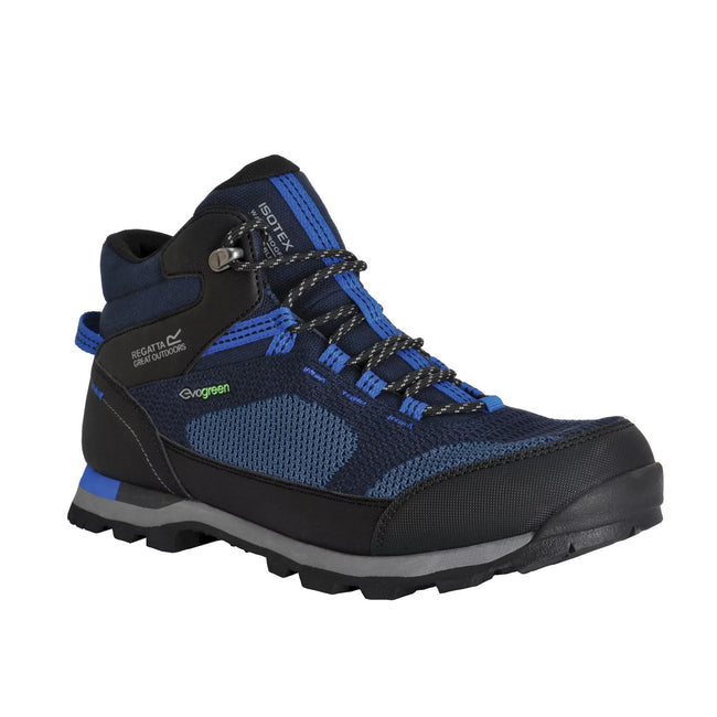 Navy-Skydiver Blue - Front - Regatta Mens Blackthorn Evo Walking Boots
