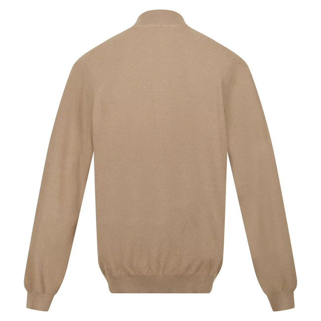 Gold Sand - Back - Regatta Mens Keaton Knitted Sweater