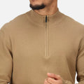 Gold Sand - Pack Shot - Regatta Mens Keaton Knitted Sweater