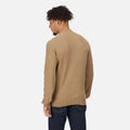 Gold Sand - Close up - Regatta Mens Keaton Knitted Sweater
