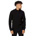 Black - Front - Regatta Mens Keaton Knitted Sweater