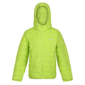 Bright Kiwi - Front - Regatta Childrens-Kids Hillpack Hooded Jacket