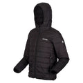 Black - Side - Regatta Childrens-Kids Hillpack Hooded Jacket