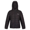 Black - Front - Regatta Childrens-Kids Hillpack Hooded Jacket