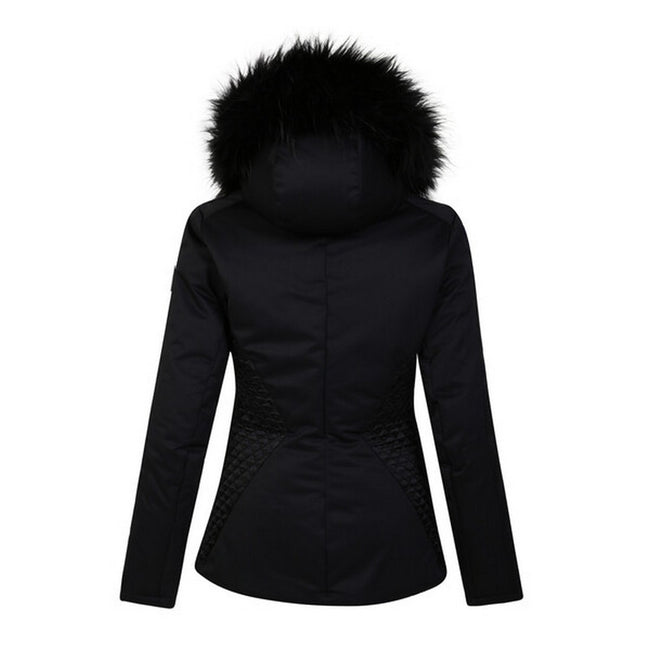 Black - Back - Dare 2B Womens-Ladies Julien Macdonald Supermacy Plain Ski Jacket