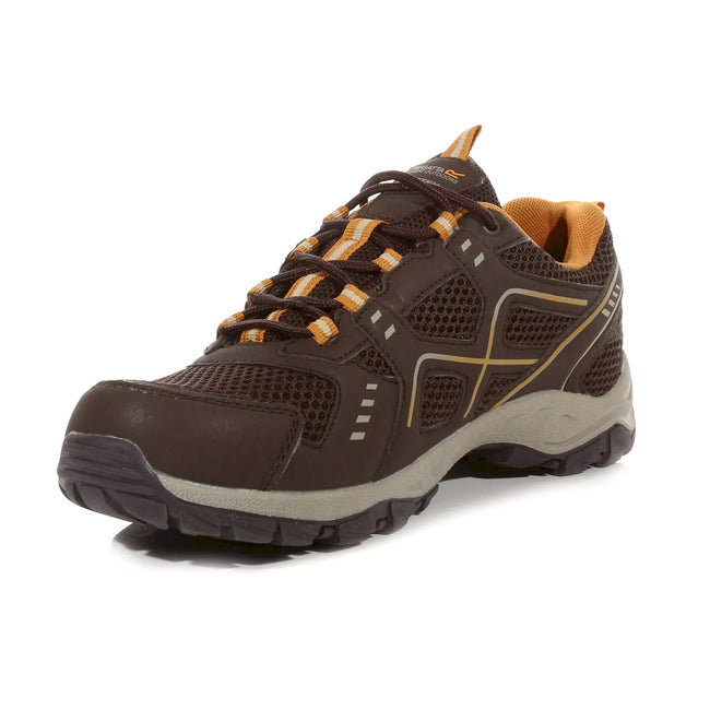 Peat-Gold Cumin - Pack Shot - Regatta Mens Vendeavour Waterproof Walking Shoes