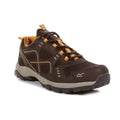 Peat-Gold Cumin - Front - Regatta Mens Vendeavour Waterproof Walking Shoes