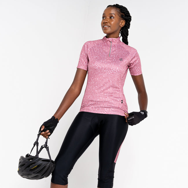 Powder Pink - Pack Shot - Regatta Womens-Ladies Half Zip Top