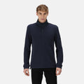 Navy - Pack Shot - Regatta Mens Galino Button Detail Sweatshirt